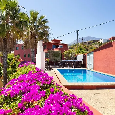 Finca La Gaviota - El Granito- Jacuzzi compartido con vistas al Teide Icod De Los Vinos